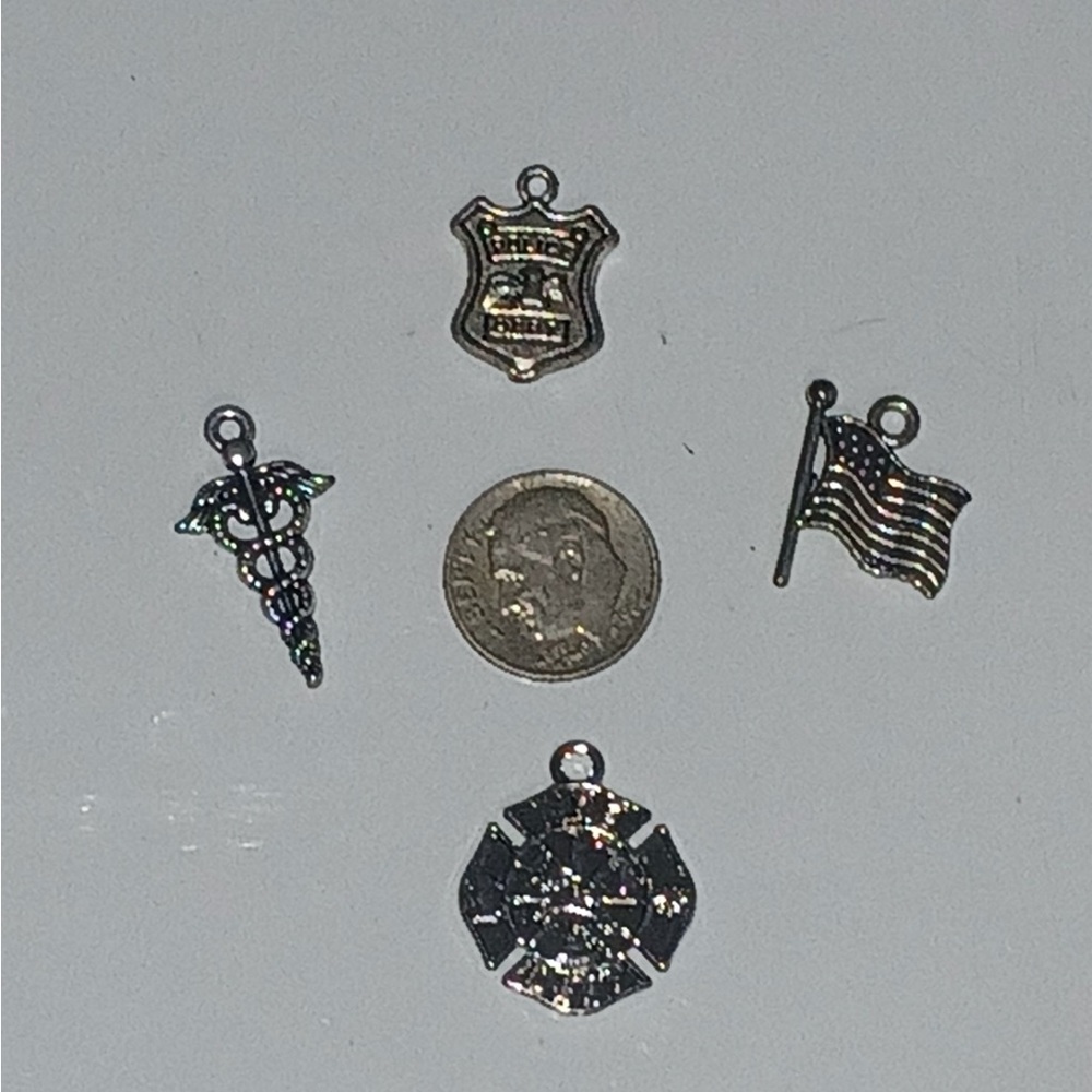 Silver Charm Set with Service Charms